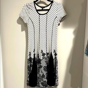Black and White Polka Dot Dress